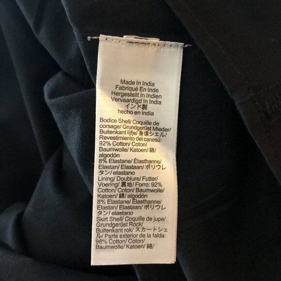 J Crew Drop-Waist Mixy Dress Pockets Sleeveless Black XLT Tall - Picture 7 of 8